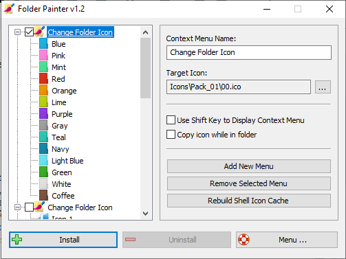 custom folder icons windows 10